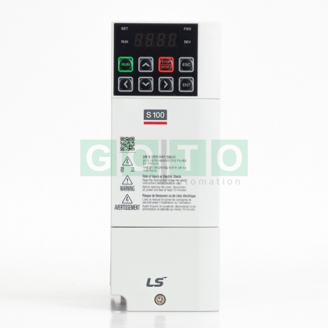 LSLV0004S100-1EONNS Frequency Inverter S100 0,4/0,75kW - 200V | GOTO