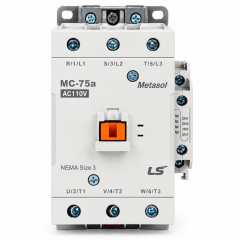 MC-75a 1a1b 3 Pole Contactor 110V AC -50/60Hz