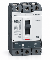 TD100H FMU 40A 3POL  Susol MCCB   Low voltage circuit breaker  50kA