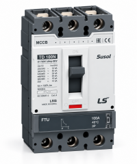 TD100N FTU 100A 3POL  Susol MCCB   Low voltage circuit breaker   50kA