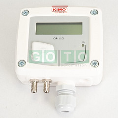 CP112-PO Differential Pressure Sensor, 0–1,000 Pa (0–10 mbar), IP65, passive 2-wire, 16–30 VDC