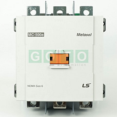 MC-500a - 500A/AC3 AC 100-240V 50/60Hz, DC100-220V ;  Kontaktor 500A/2650kW AC3 ;  2a2b  -2NO2NC (Metasol) 