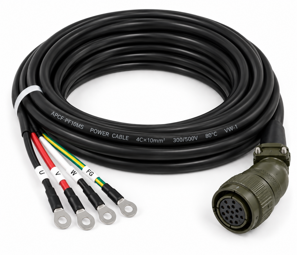 APCF-PF10MS Power Cable (10m, Robotic cable)  