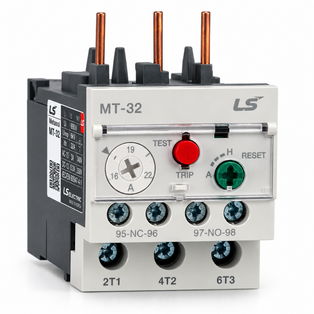 LS Metasol Thermal Overload Relay MT-32 3K-19A, 16-22A, Tripping Class 10