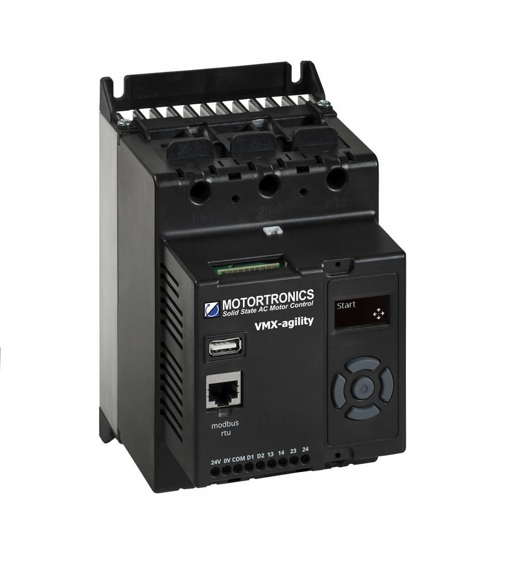 VMX-AGY-111-6-01 Agility Mehki zagon Motortronics  55A, 30kW (400V) Trip Class 10