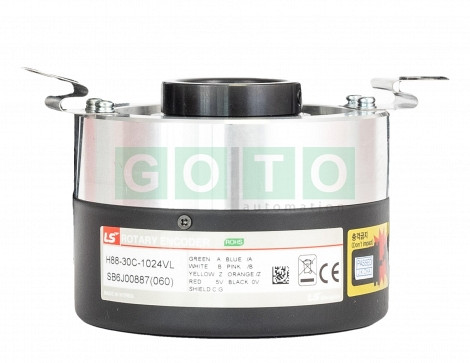 H88-30C-1024-VL-4 Rotacijski enkoder, votli tip, 1024 impulzov/obrat, 5–24 V DC