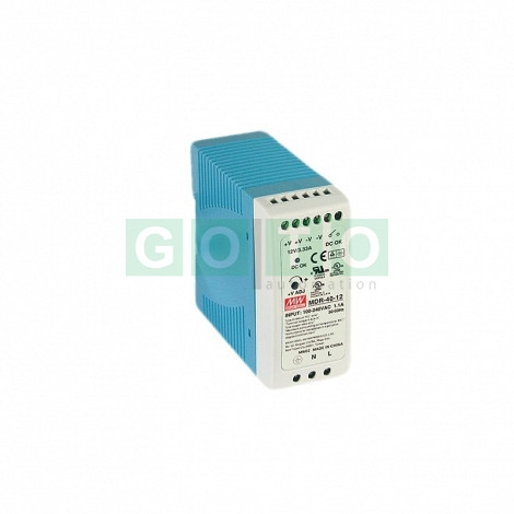 MDR-40-5 NAPAJALNIK 5VDC-40W 6A;  INPUT 100-264V