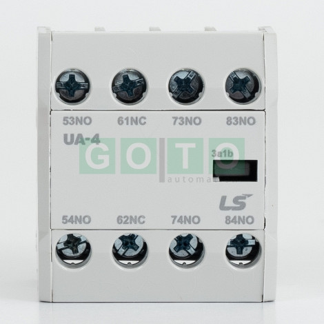 UA-4 AUX pomožni čelni kontakt, UA-4 3a1b, 3NO 1NC za MC B Kontaktorje