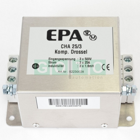 CHA-25-3 EPA Output Choke, Three phase, 25A Acurrent compensated