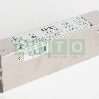 EPA NF-K-16 COMPACT 3 PHASE FILTER 2STAGE 16A/480VAC