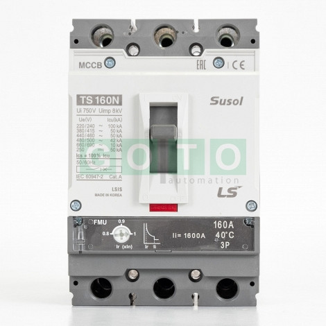 TS160N FMU 160A 3POL  Susol MCCB Okdlopnik Low voltage 50kA