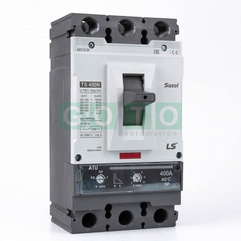TS400N ATU 400A 3POL Susol MCCB Odklopnik Low voltage 65kA