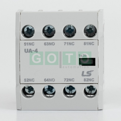 UA-4 AUX pomožni čelni kontakt, UA-4 1a3b, 1NO 3NC za MC B Kontaktorje