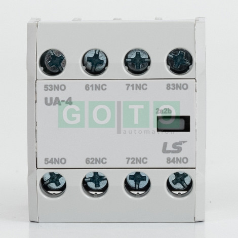 UA-4 AUX pomožni čelni kontakt, UA-4, 2a2b, 2NO 2NC